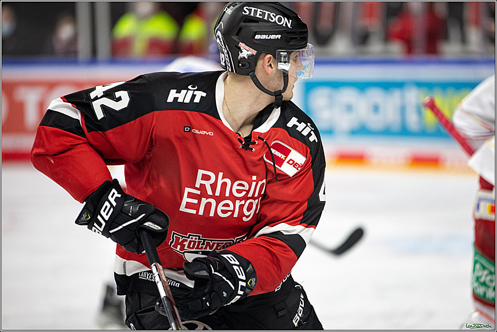 PENNY DEL; Koelner Haie- Duesseldorfer EG; Koeln, 16.01.2022